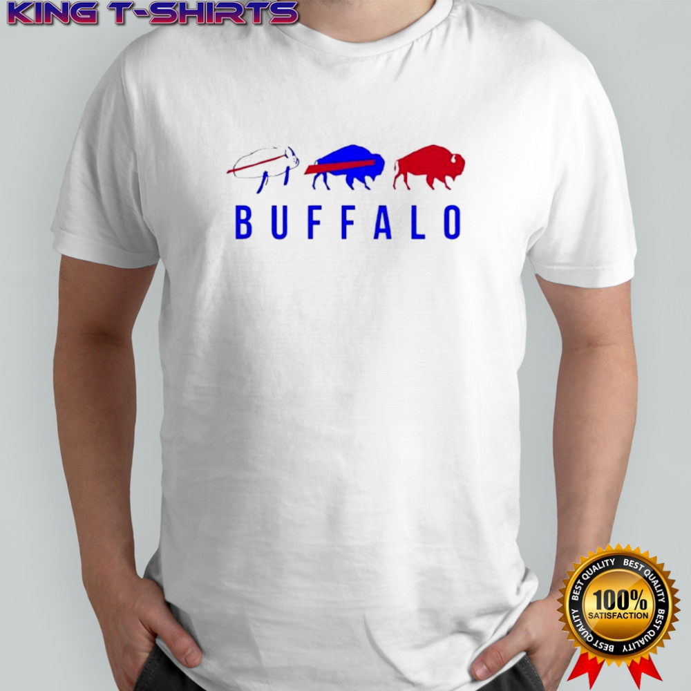 Buffalo Bills logo versions shirt