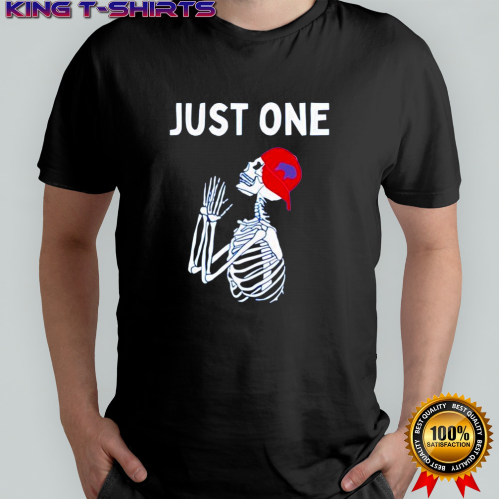 Buffalo Bills skeleton just one shirt