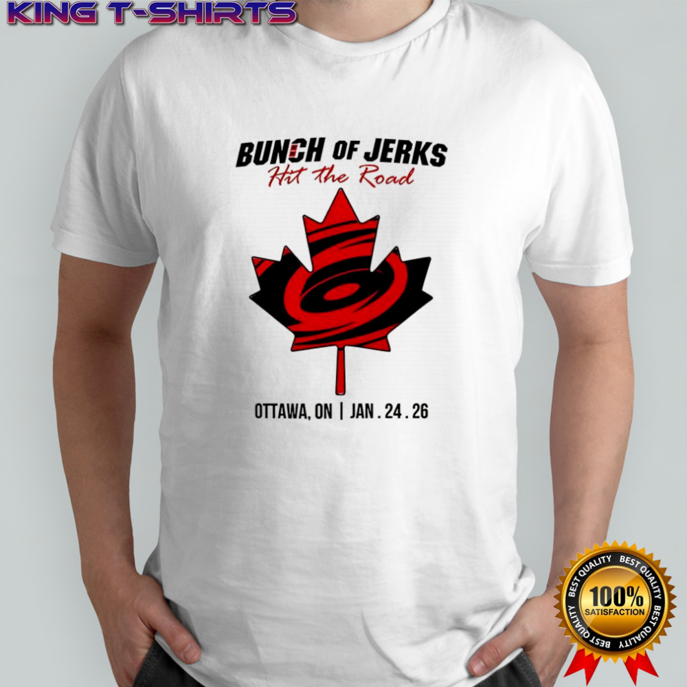 Bunch of jerks hit the road Ottawa Canada 2026 shirt