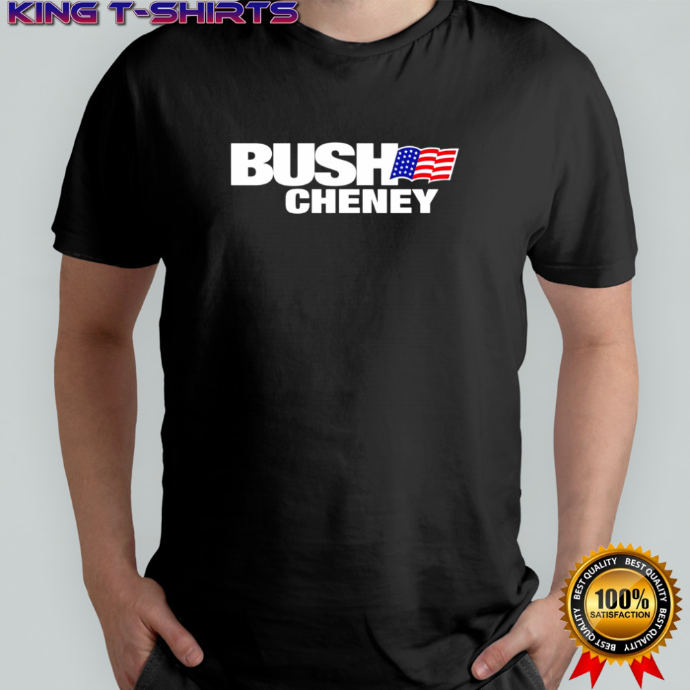 Bush Cheney Flag of the United States logo shirt