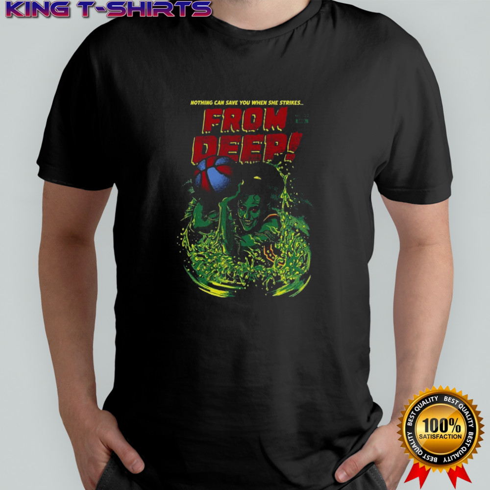 Caitlin Clark Nothing Can Save You When She Strikes From Deep T-shirt