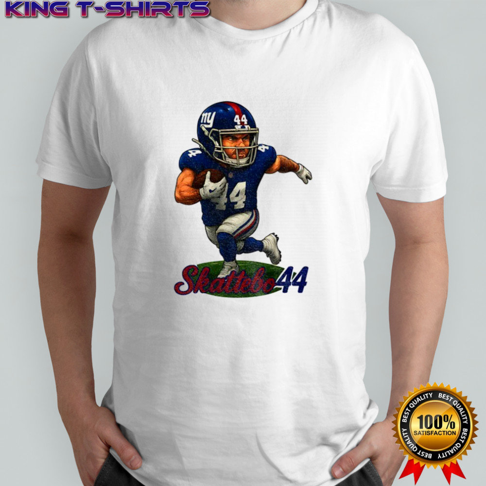 Cam Skattebo #44 Giants Game Day cartoon shirt