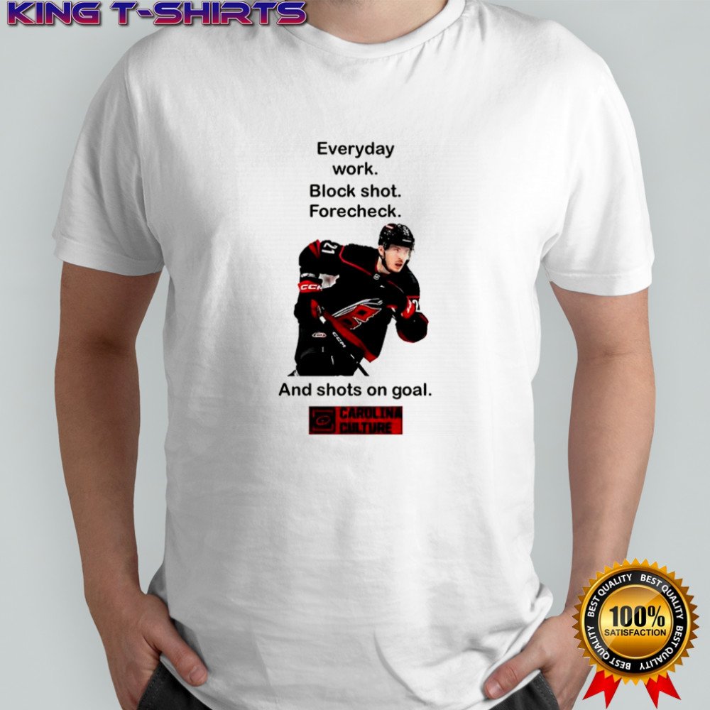 Carolina Culture everyday work block shot forecheck shirt