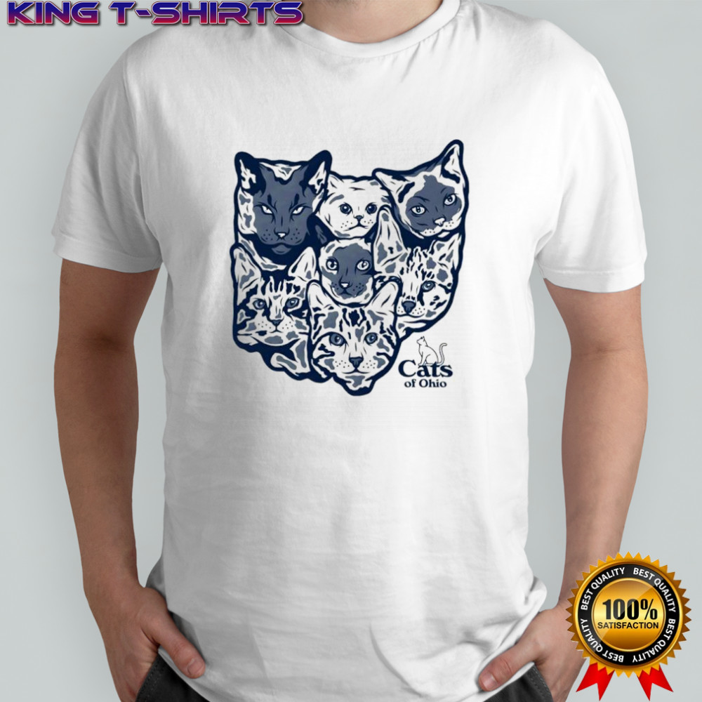 Cats Of Ohio Light Blue Shirt