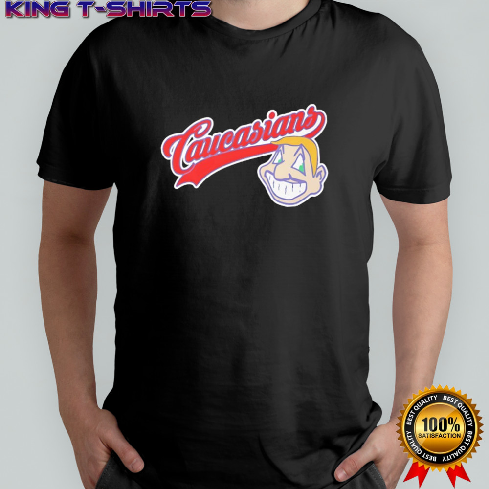 Caucasians style Cleveland Guardians mascot shirt