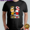 Charlie Brown and Snoopy x Missouri Tigers and Kansas City Chiefs shirt