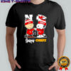 Charlie Brown and Snoopy x Nebraska Cornhuskers and Kansas City Chiefs shirt