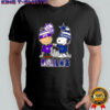 Charlie Brown and Snoopy x Texas Christian University Horned Frogs and Dallas Cowboys shirt