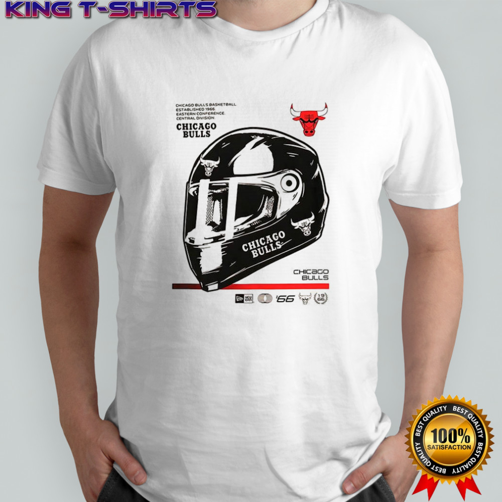 Chicago Bulls Basketball Est 1966 Eastern Conference Central Divisionm helmet shirt