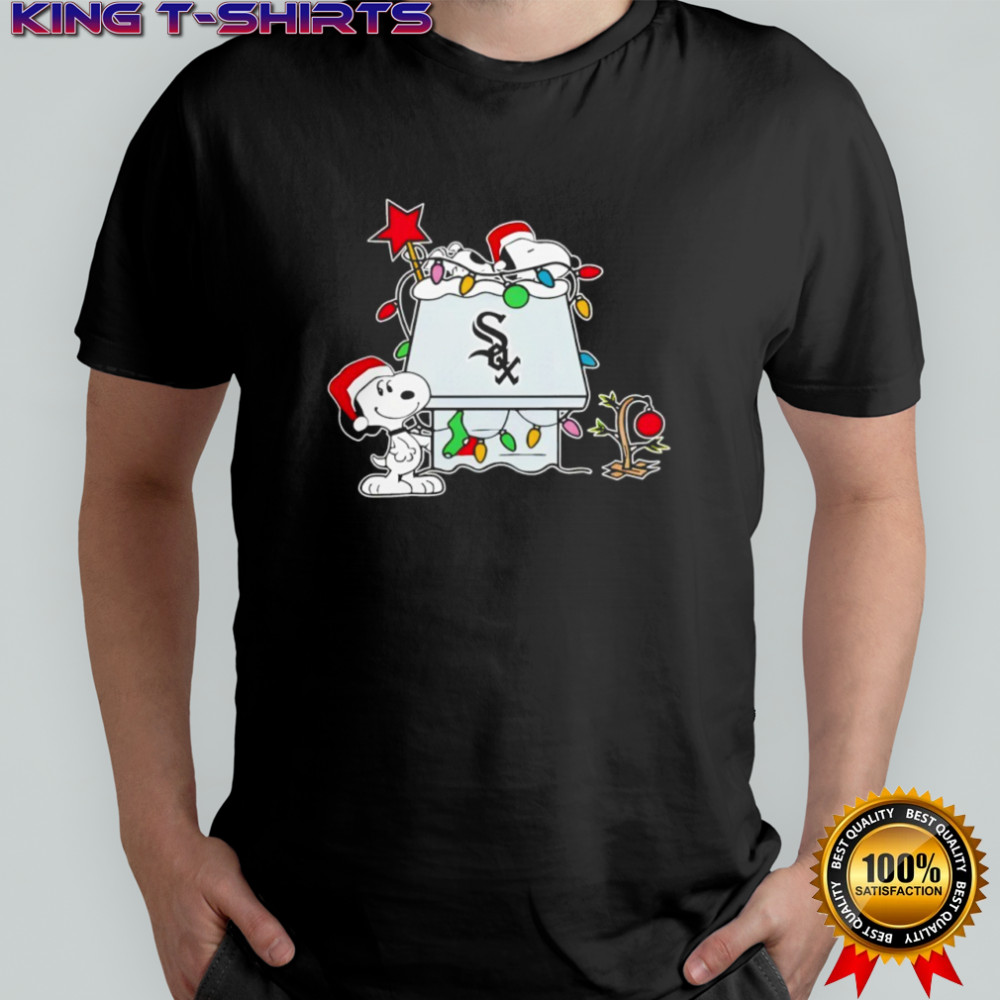 Chicago White Sox Christmas Snoopy Doghouse shirt