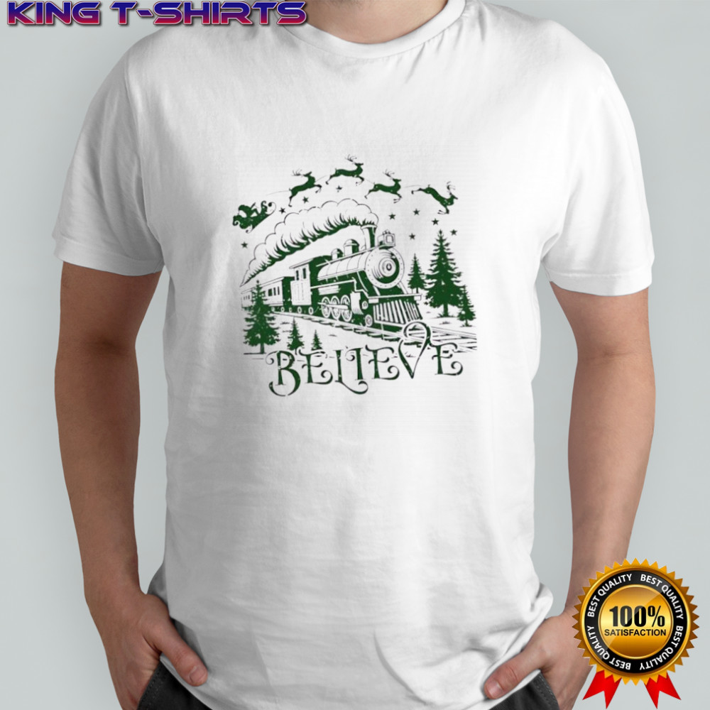 Christmas Believe Merry Christmas T-shirt