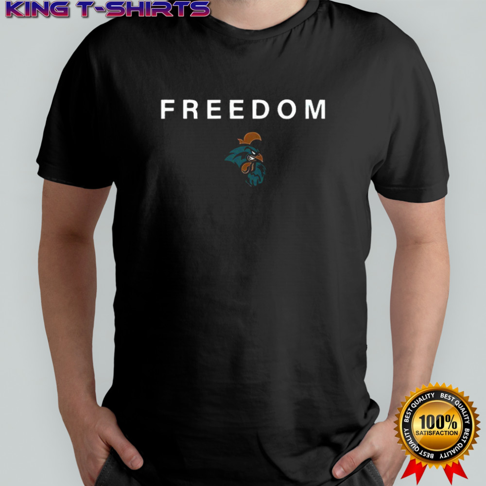 Coastal Carolina Chanticleers Coastal Carolina university x Charlie Kirk freedom shirt