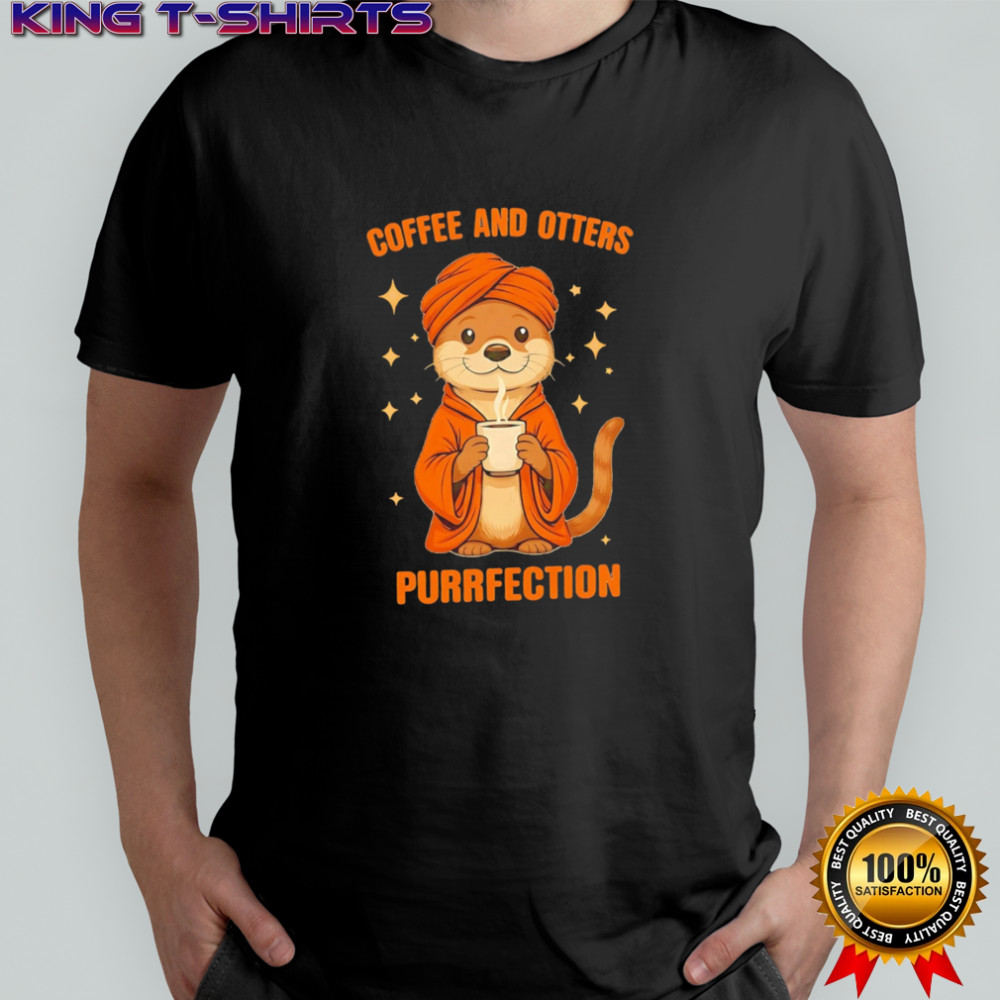 Coffee And Otters Purrfection halloween shirt