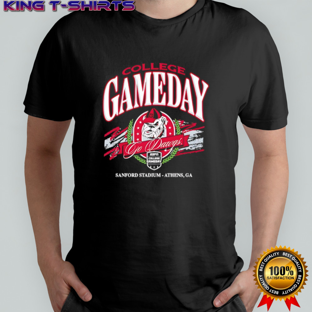 College GameDay Georgia Mascot University Sanford Stadium Athens GA shirt