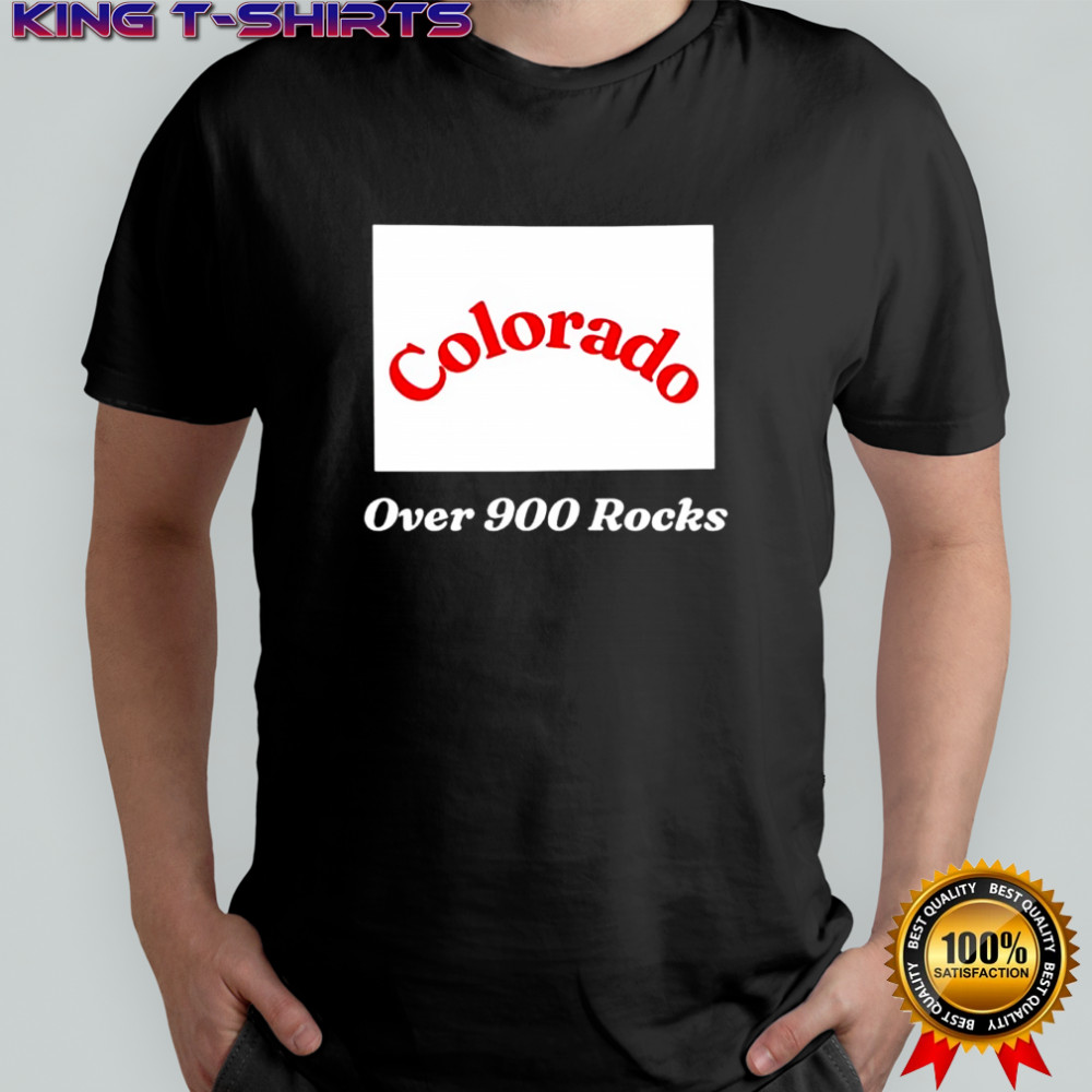 Colorado over 900 rocks shirt