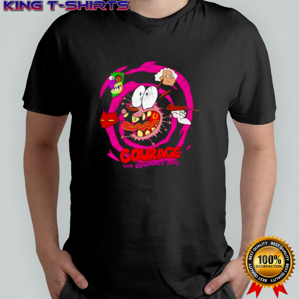 Courage the Cowardly Dog Cartoon Network shirt