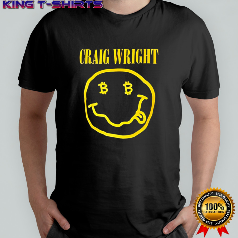 Craig wright Bitcoin logo shirt