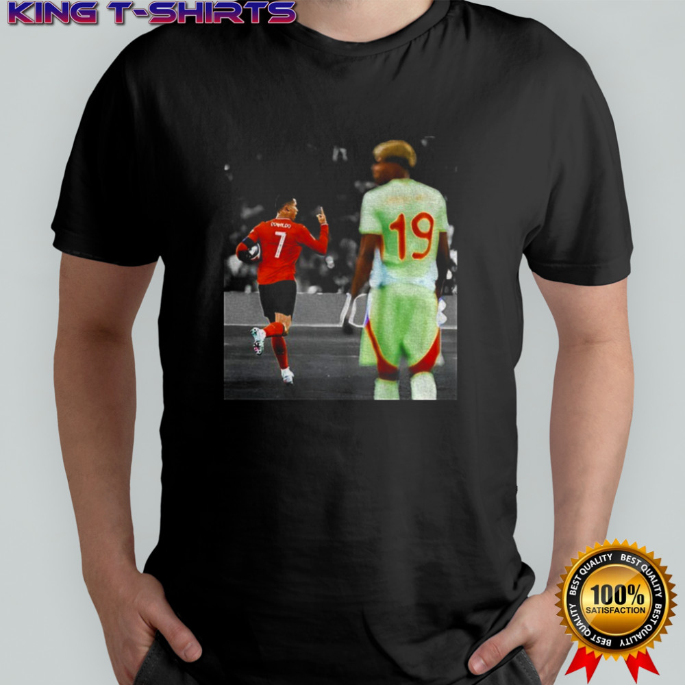 Cristiano Ronaldo and Lamine Yamal UEFA Nations League 2025 shirt