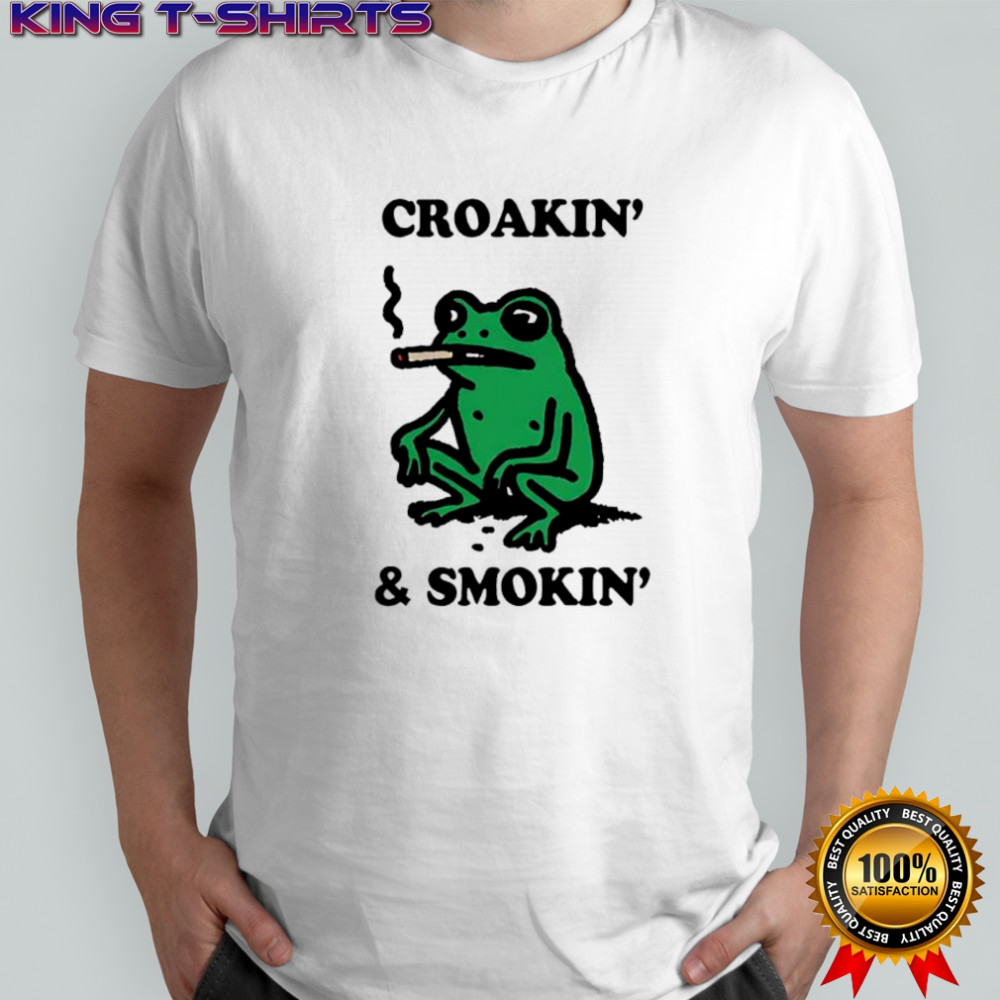 Croakin’ And Smokin’ Frog shirt