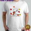 Cute Dog Snoopy Happy Fall shirt