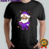 Cute santa with latte Minnesota Football NFL Christmas shirt