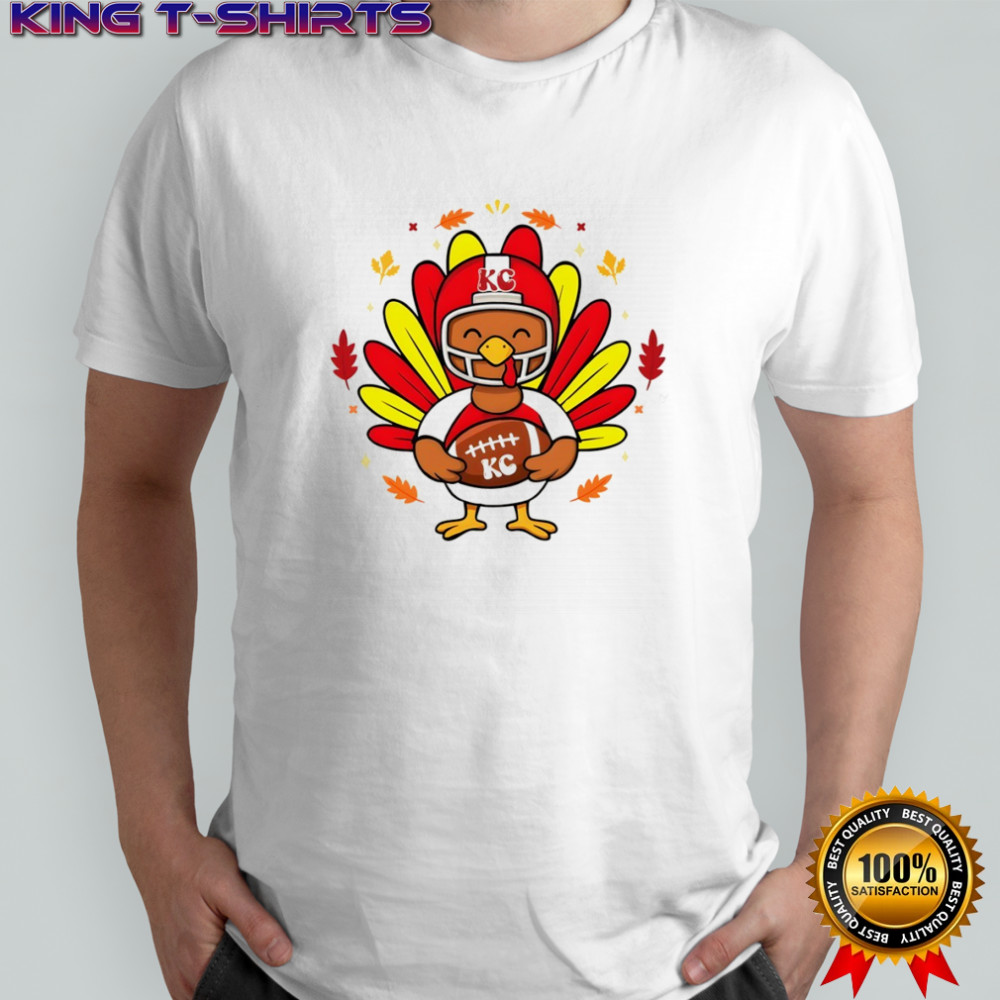 Cute Turkey Football Kansas City Chiefs Thanksgiving shirt
