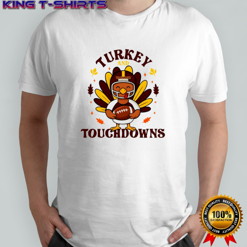 Cute Turkey Football Washington Commanders Thanksgiving shirt