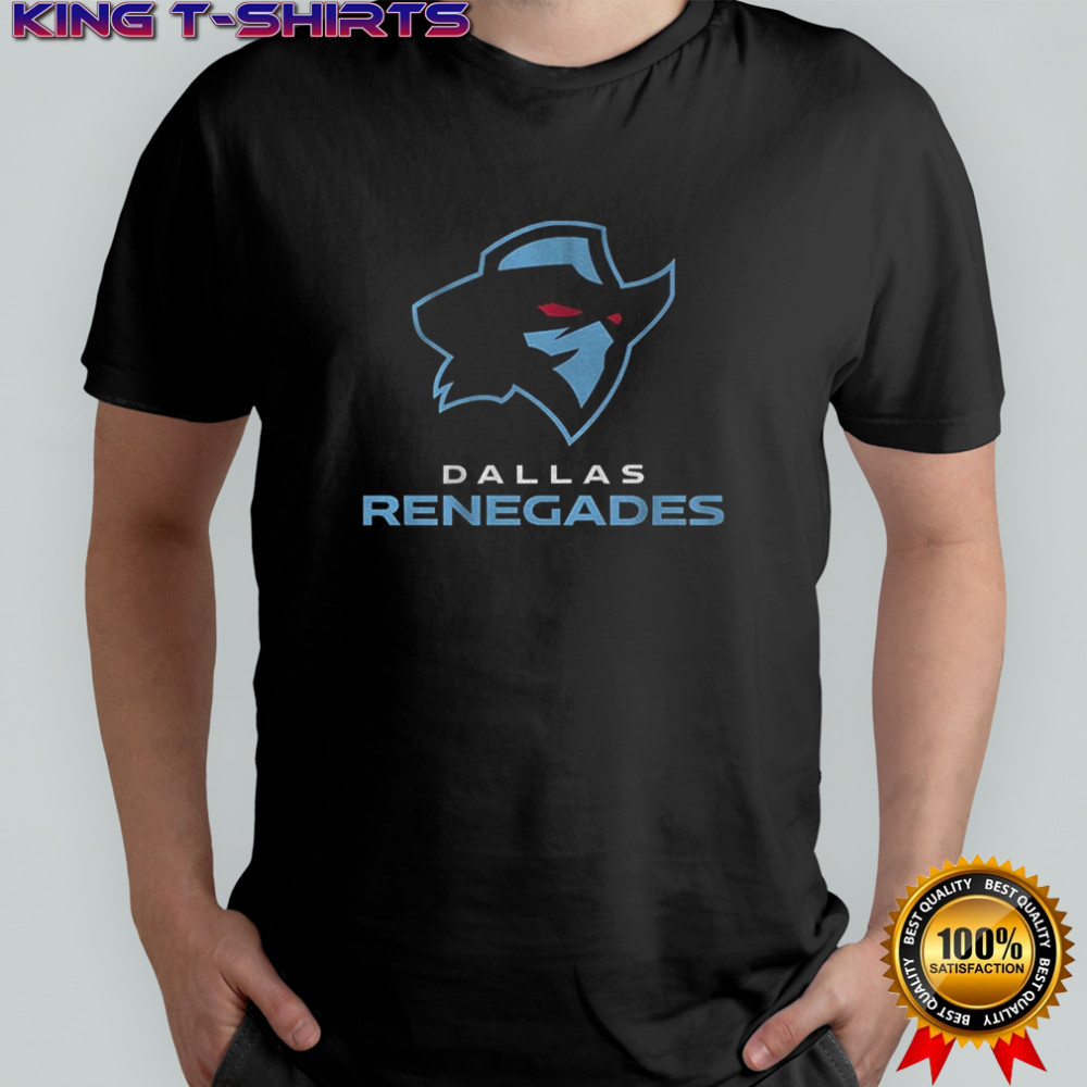 Dallas Renegades Lockup Logo 2025 shirt