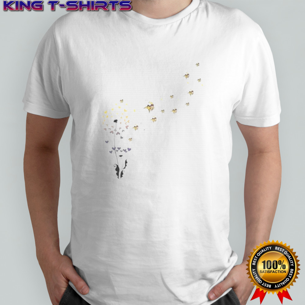 Dandelion Flower Minnesota Vikings Football Logo T-Shirt