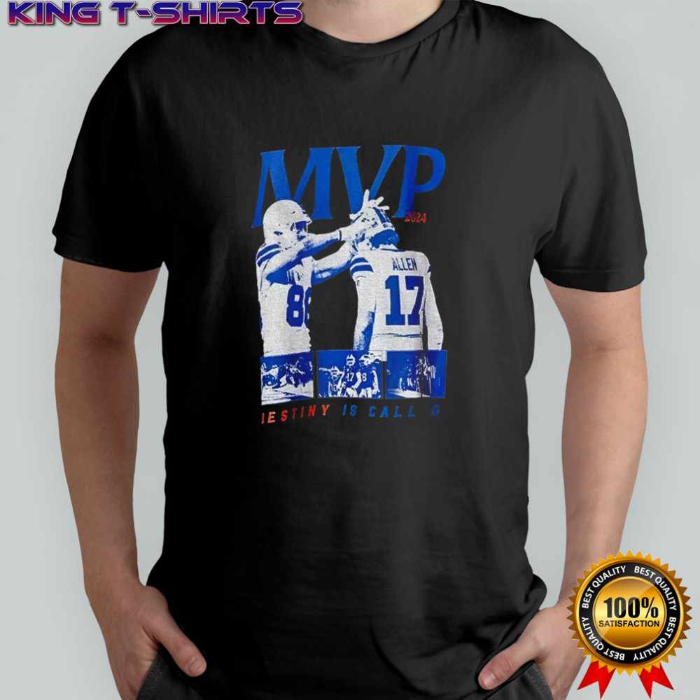 Dawson Knox and Josh Allen MVP Destiny Is Calling Buffalo Bills NFL Football shirt
