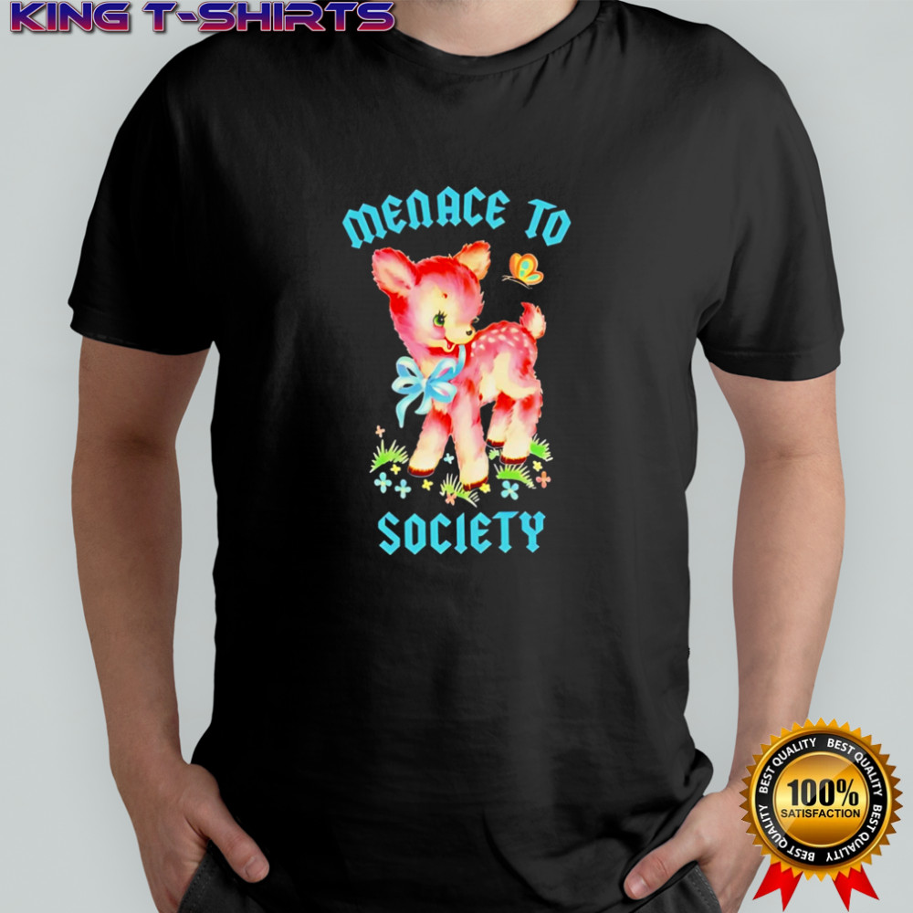 Deer Menace to Society cute shirt