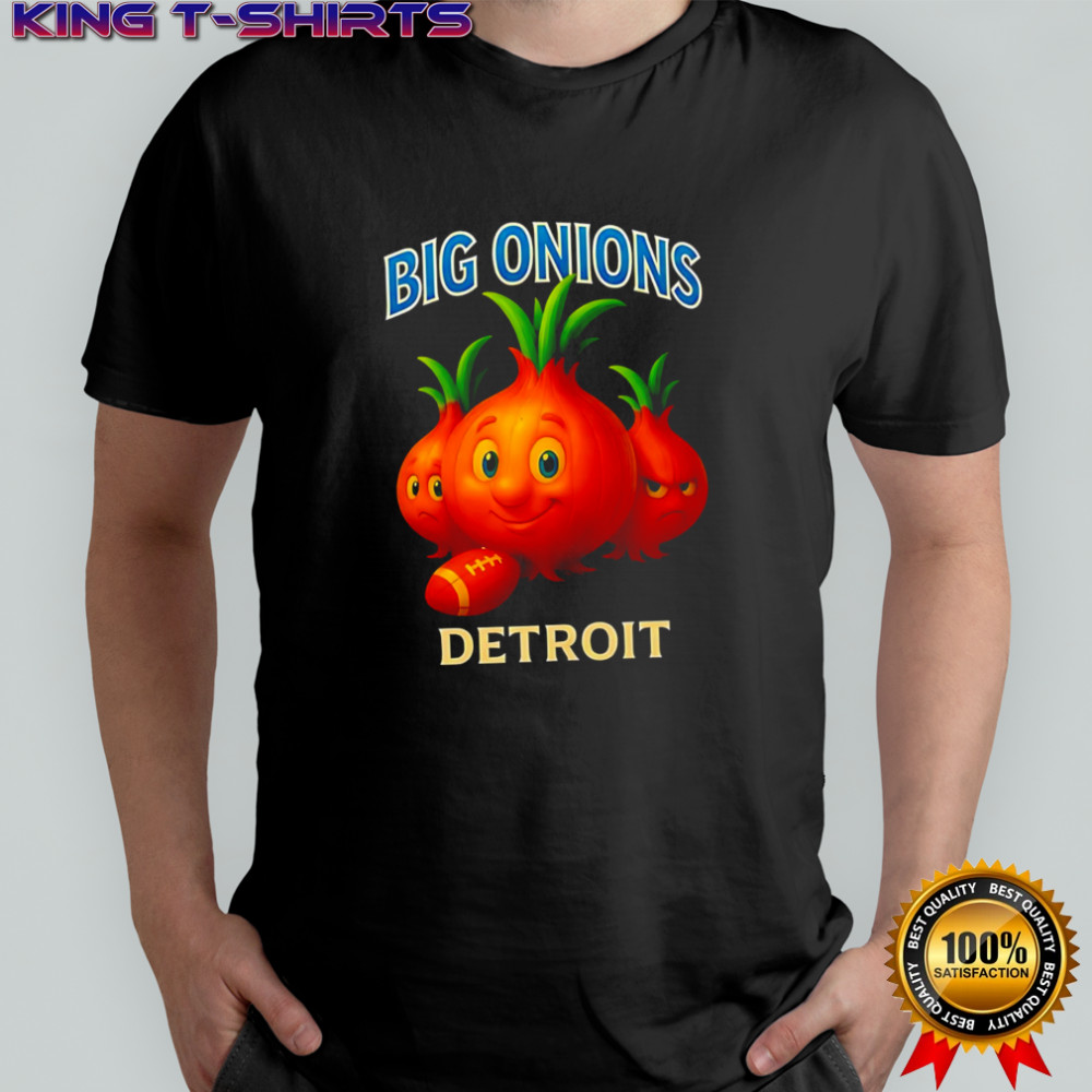 Detroit Big Onions Funny Football shirt