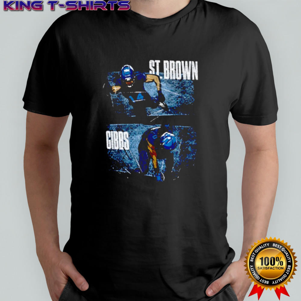 Detroit Dynamic Duo Detroit Lions Amon-Ra St. Brown And Jahmyr Gibbs shirt