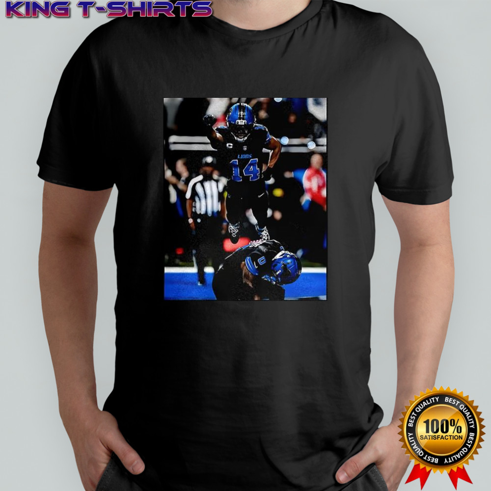 Detroit Lions Spiderman Superman shirt