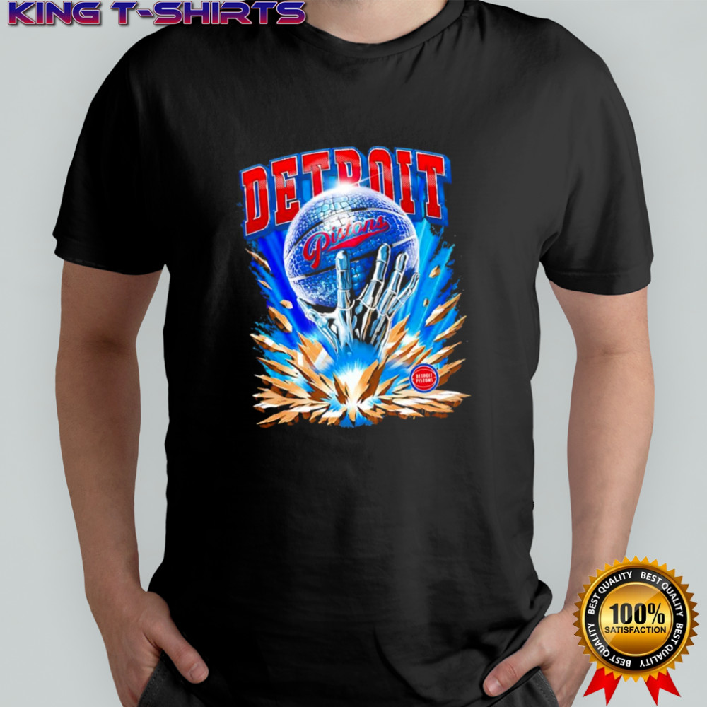 Detroit Pistons No Caller ID Kiwiclo Gator logo shirt