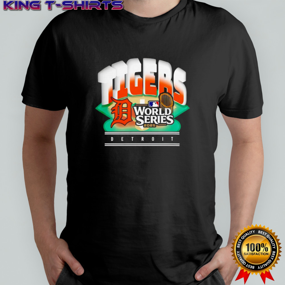 Detroit Tigers 2025 MLB World Series Baseball shirt