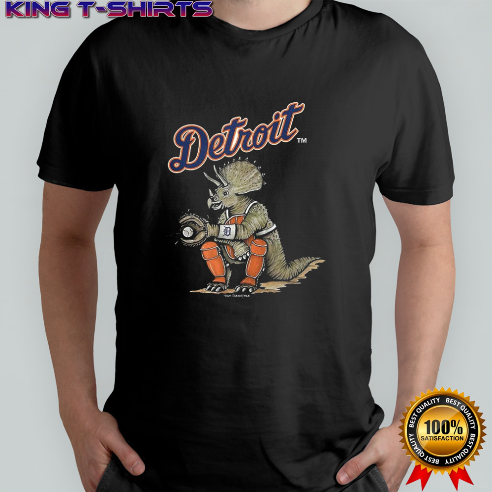 Detroit Tigers baseball tiny turnip triceratops shirt