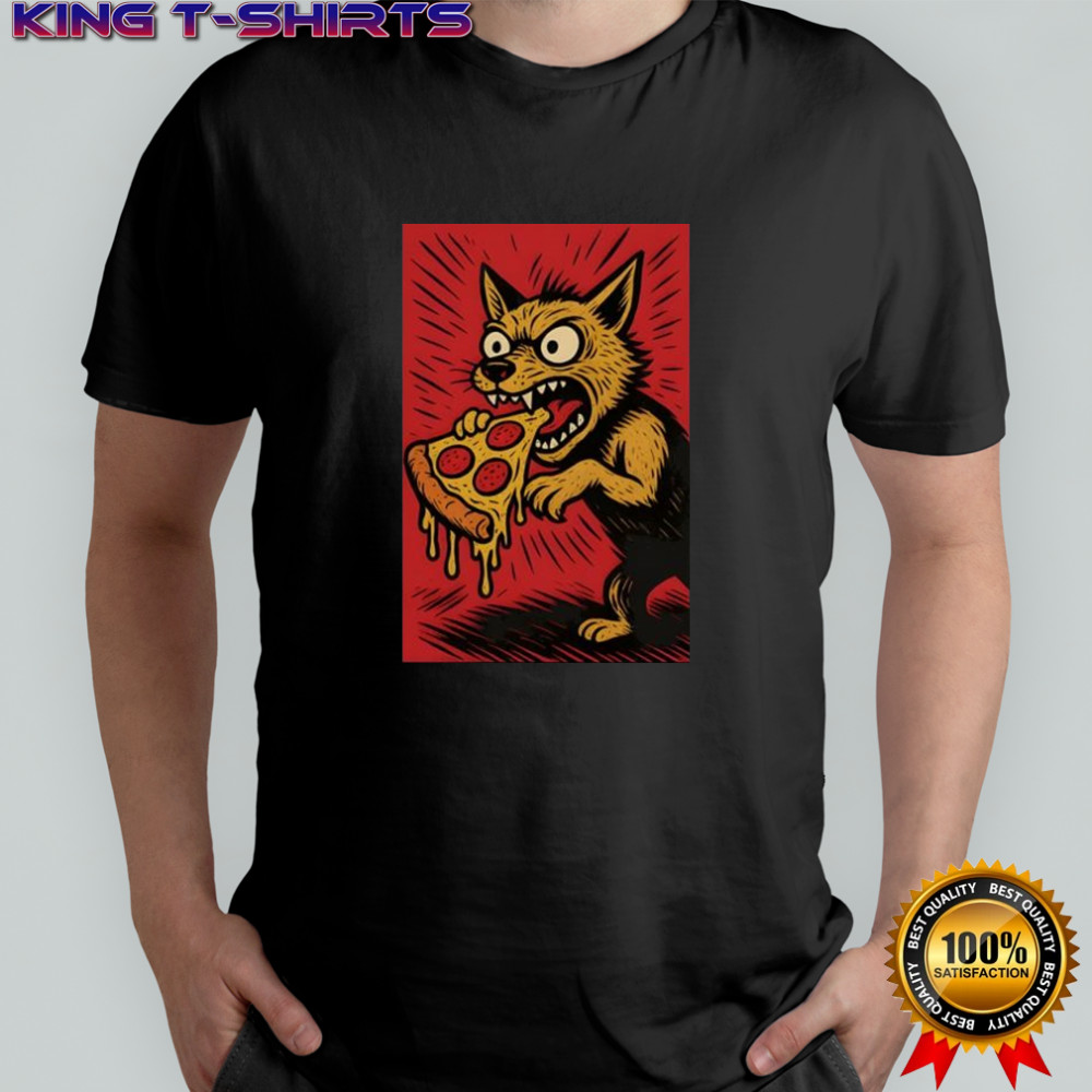 Dog vs Pizza Slice shirt
