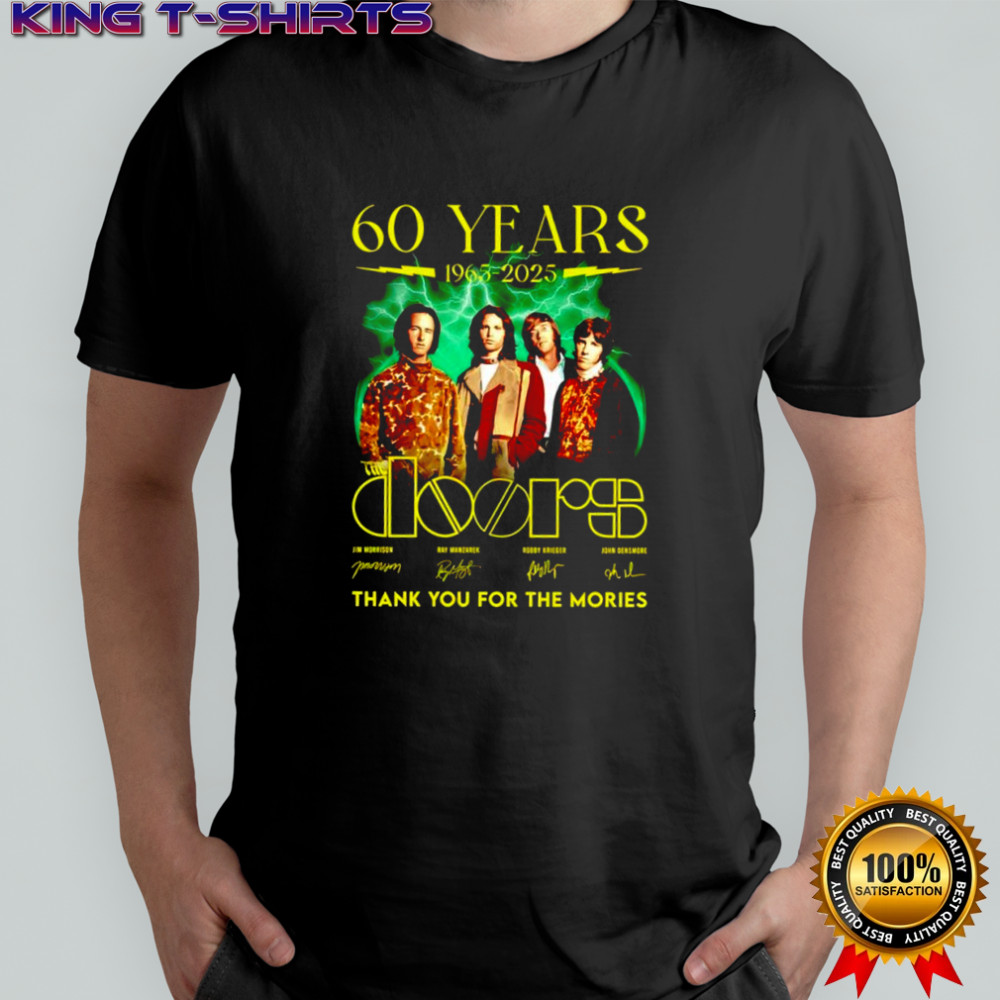 Doors 60 years 1965-2025 thank you for the memories actors’ signature shirt