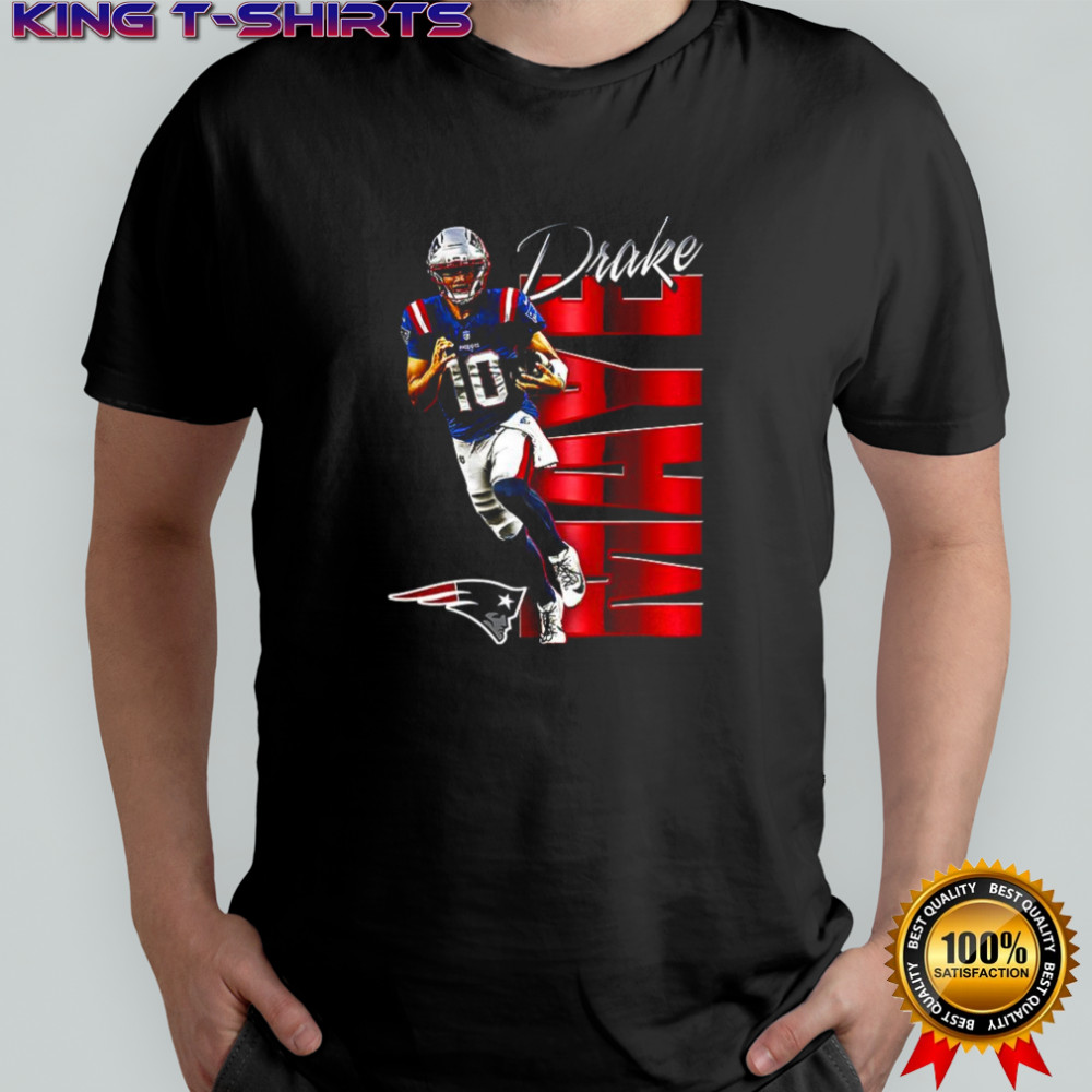 Drake Maye New England Patriots football celebration shirt