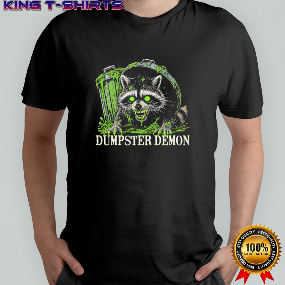 Dumpster Demon raccoon monster shirt