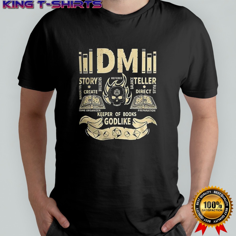 Dungeon Master Grunge Dungeons and Dragons shirt