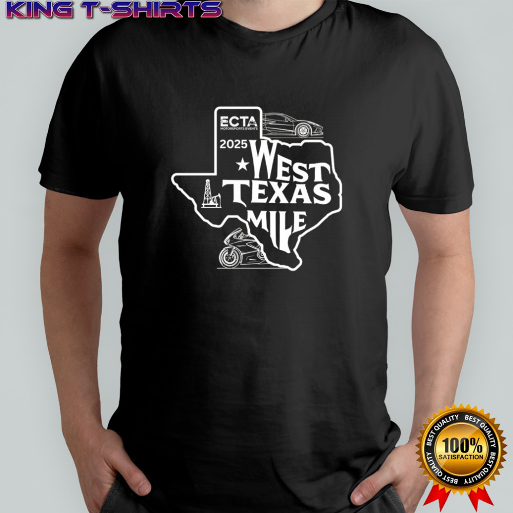 Ecta motorsports events 2025 west Texas Mile shirt
