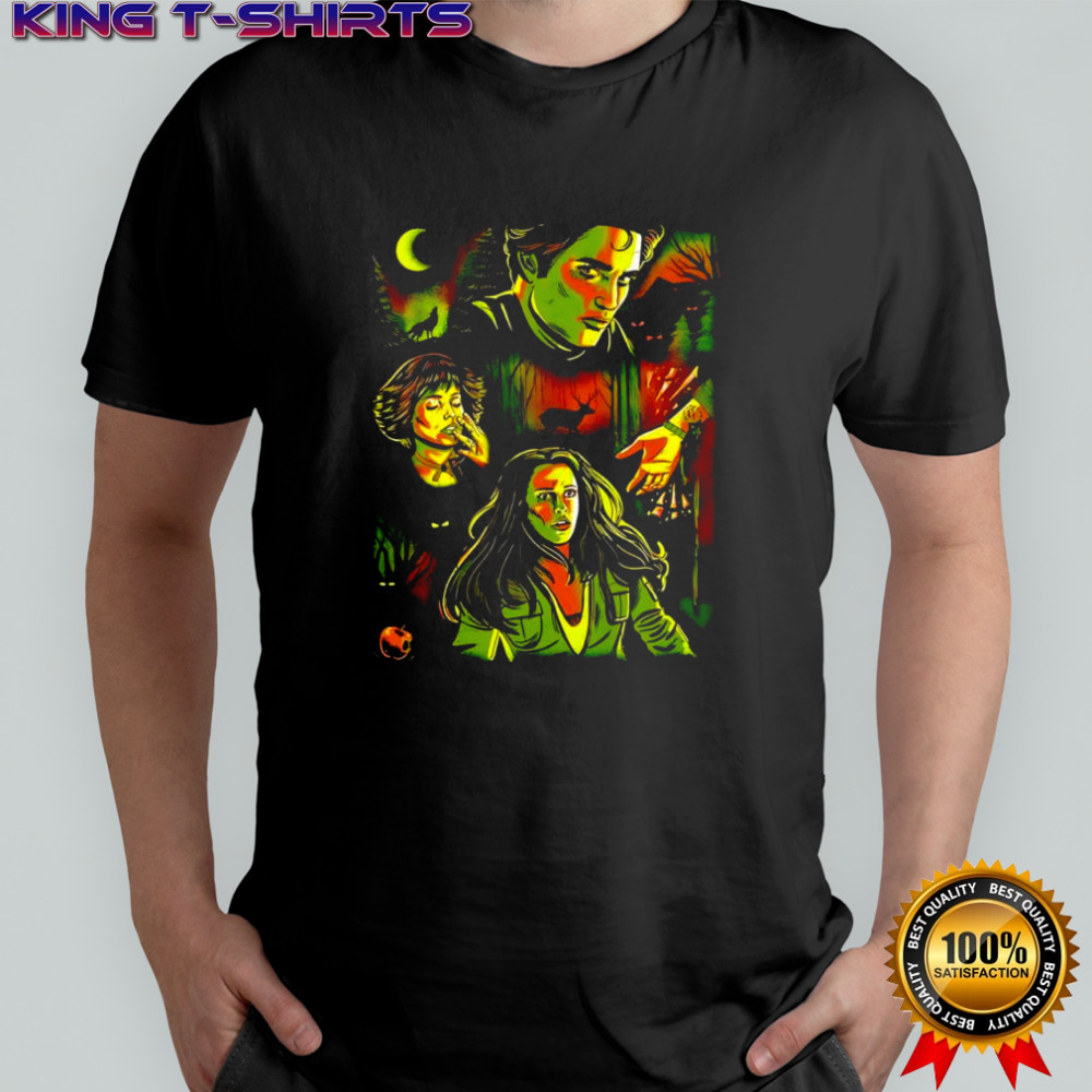 Edward Cullen and Bella Swan movie Twilight Retro Halloween Vampire shirt