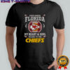 Even Under Florida Sunshine My Heart And Soul Belong To The Kansas City Chiefs T-Shirt