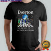 Everton Nil Satis Nisi Optimum player across the street signature Christmast shirt