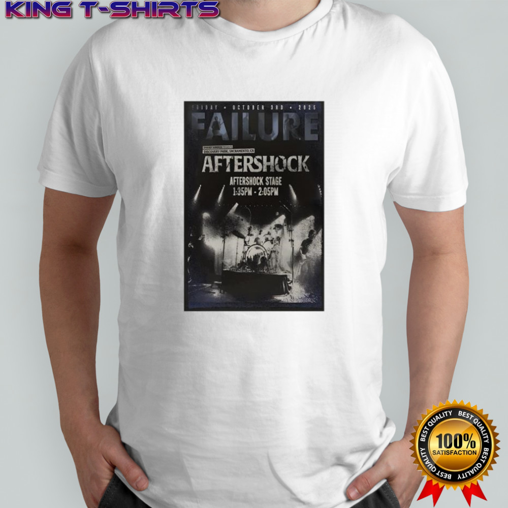 Failure Discovery Park Sacramento Tour Poster Shirt