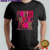 Faith Over Fear Breast Cancer Breast Cancer Awareness Pink Ribbon shirt