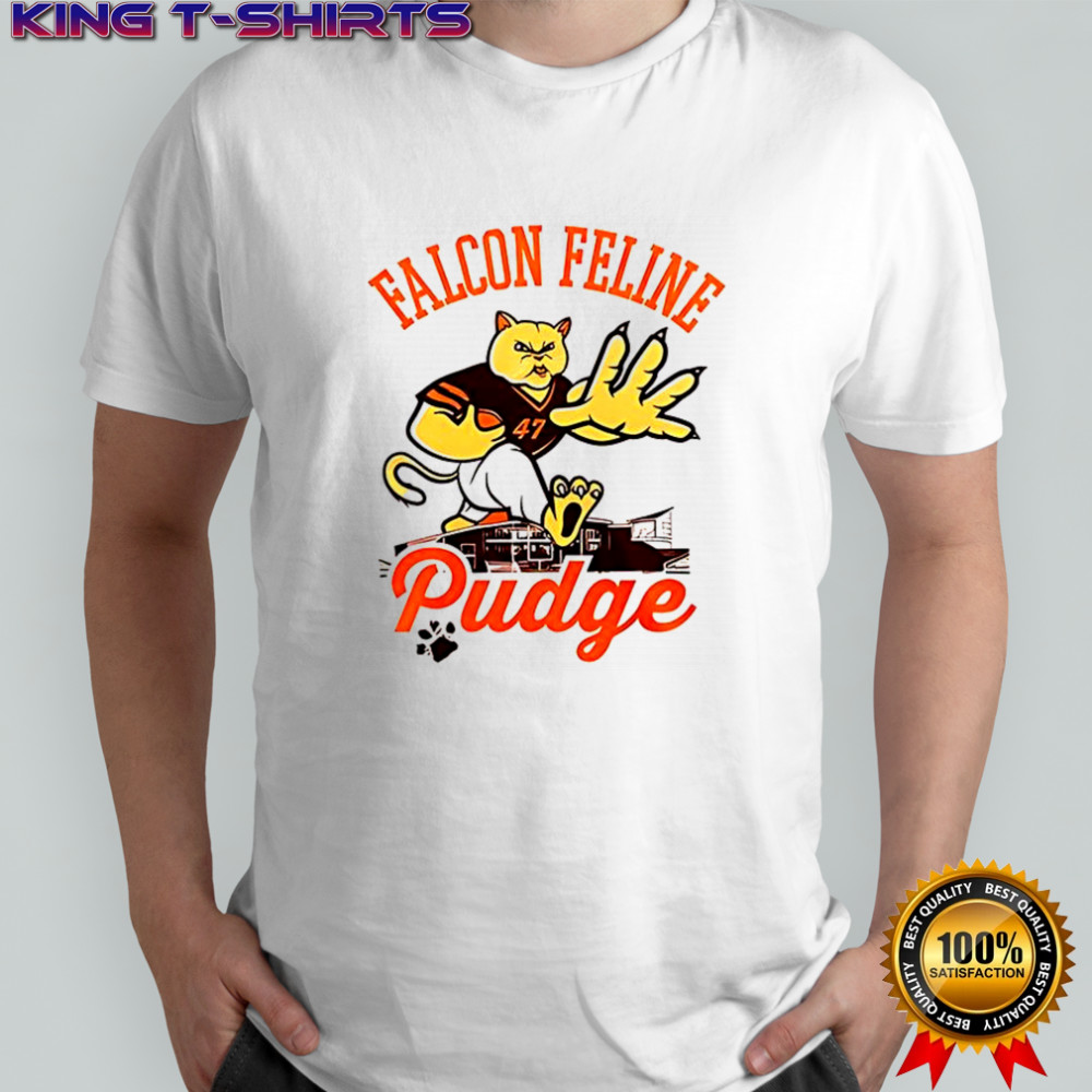 Falcon Felline Pudge the Cat BGSU Football shirt