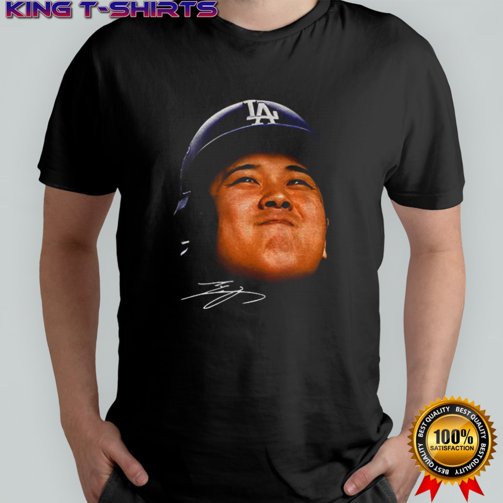 Fan Inspired Shohei Ohtani Los Angeles Dodgers meme signature shirt
